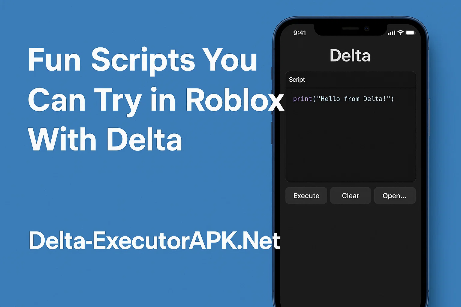 Fun Scripts You Can Try in Roblox With Delta
